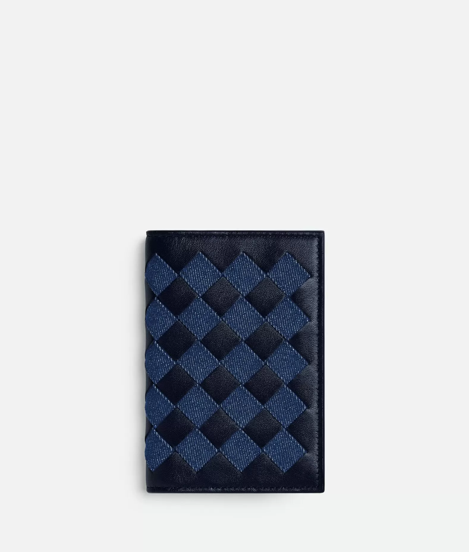 Pochettes E Accessori Da Viaggio^Bottega Veneta Porta Passaporto Intrecciato Abyss / Indigo