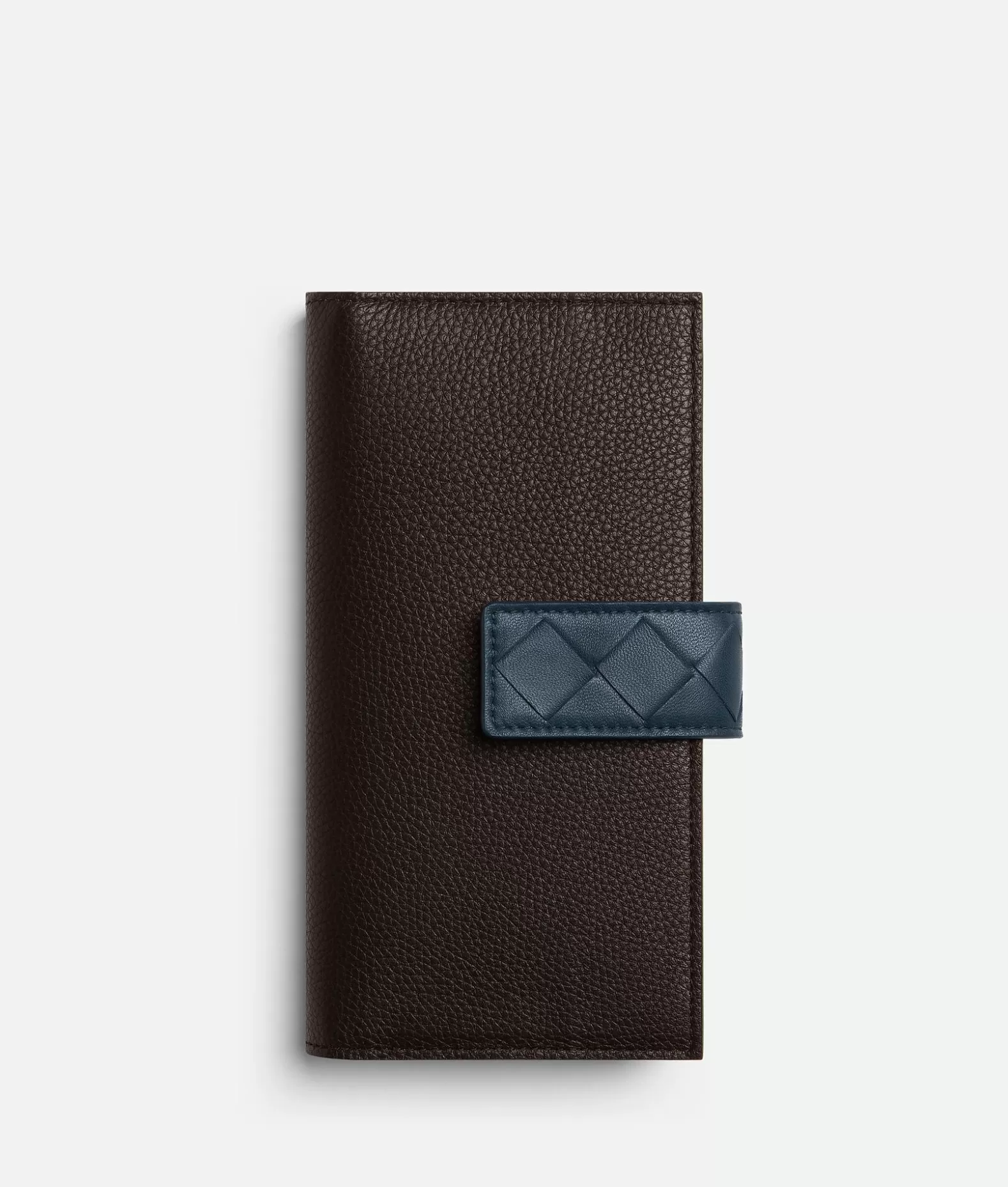 Portafogli Grandi^Bottega Veneta Portafoglio Tag Lungo Con Portamonete Fondant / Deep blue / New sauge