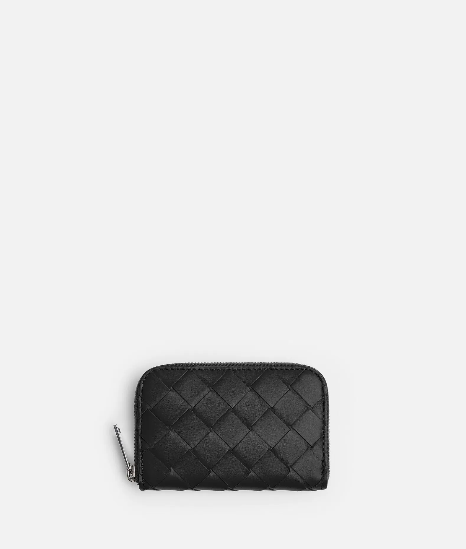 Porta Carte^Bottega Veneta Portamonete Con Zip Black