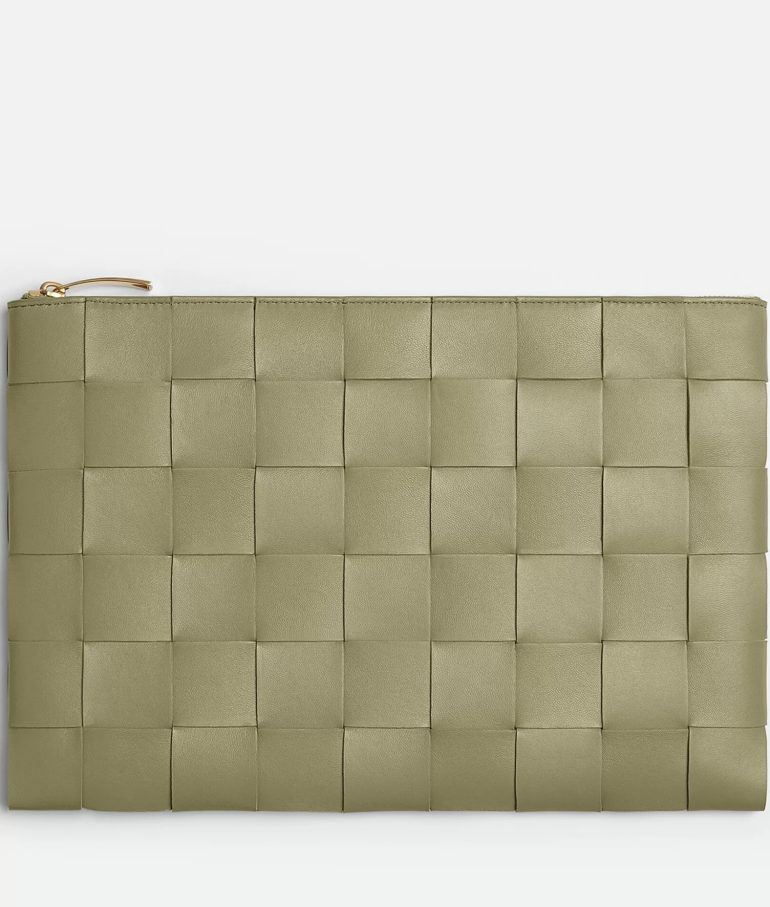 Pochettes^Bottega Veneta Pouch Grande Cassette Piatta Travertine