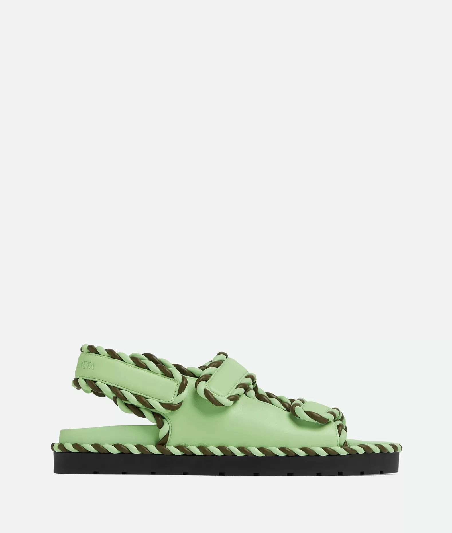 Scarpe Basse^Bottega Veneta Sandali Flat Jack Fresh mint / Mustard