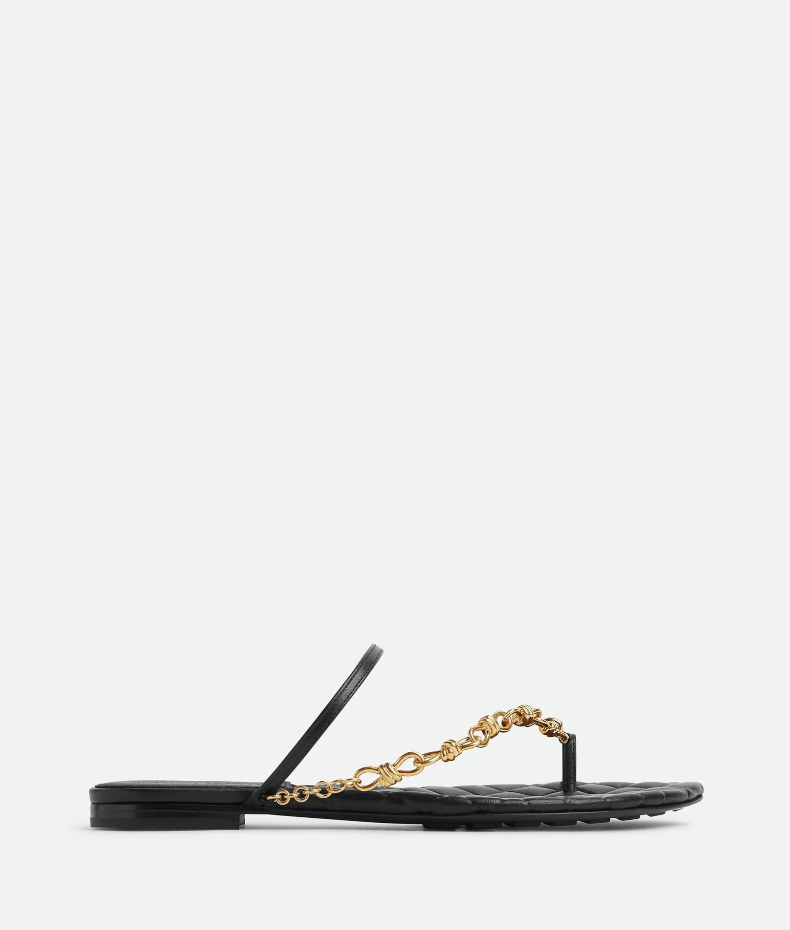 Sandali^Bottega Veneta Sandali Flat Leaf Black