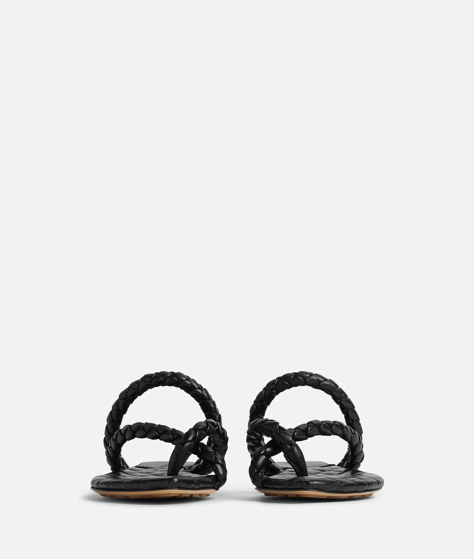 Sandali^Bottega Veneta Sandali Flat Leaf Black