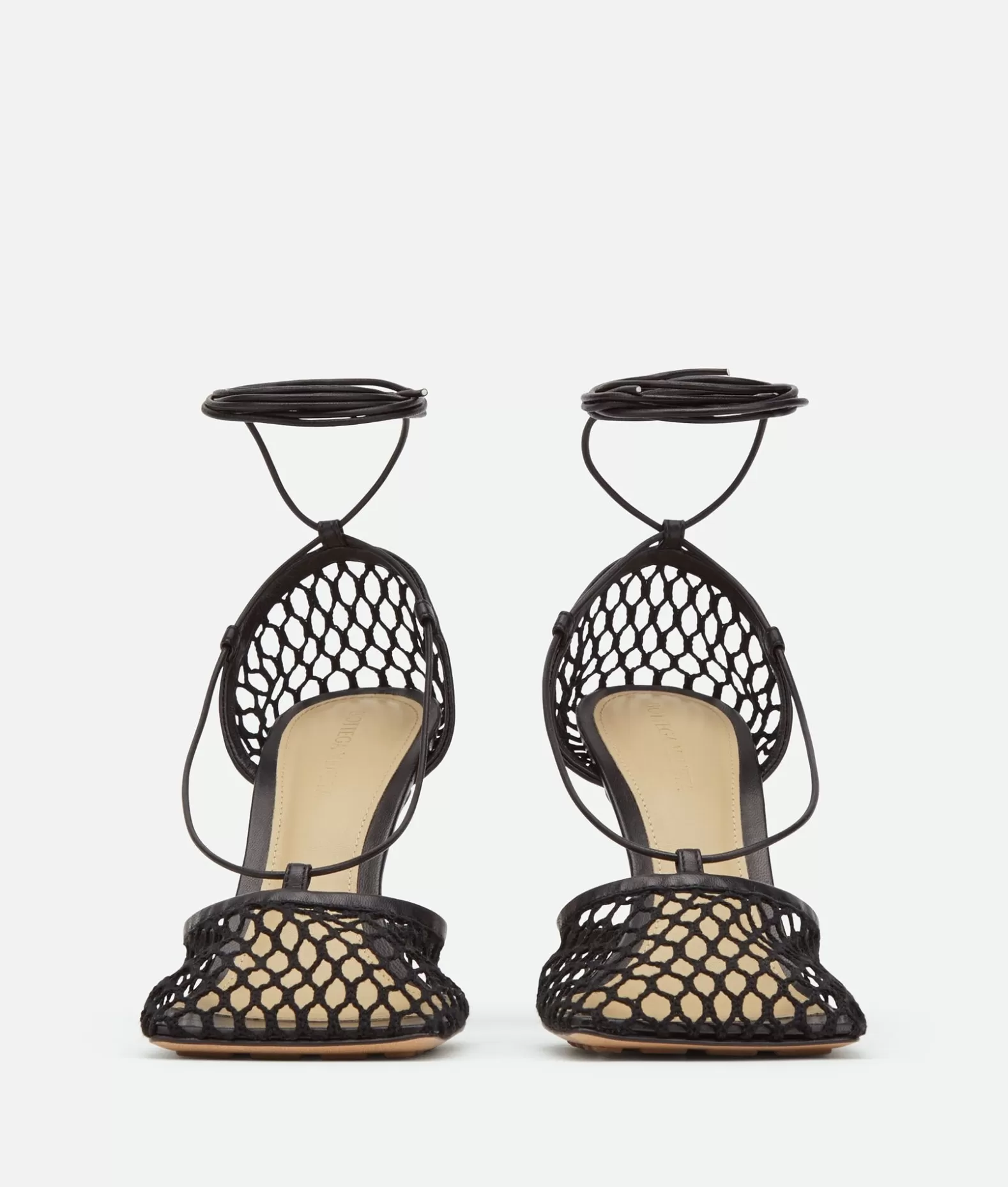 Sandali^Bottega Veneta Sandali Stringati Stretch Black