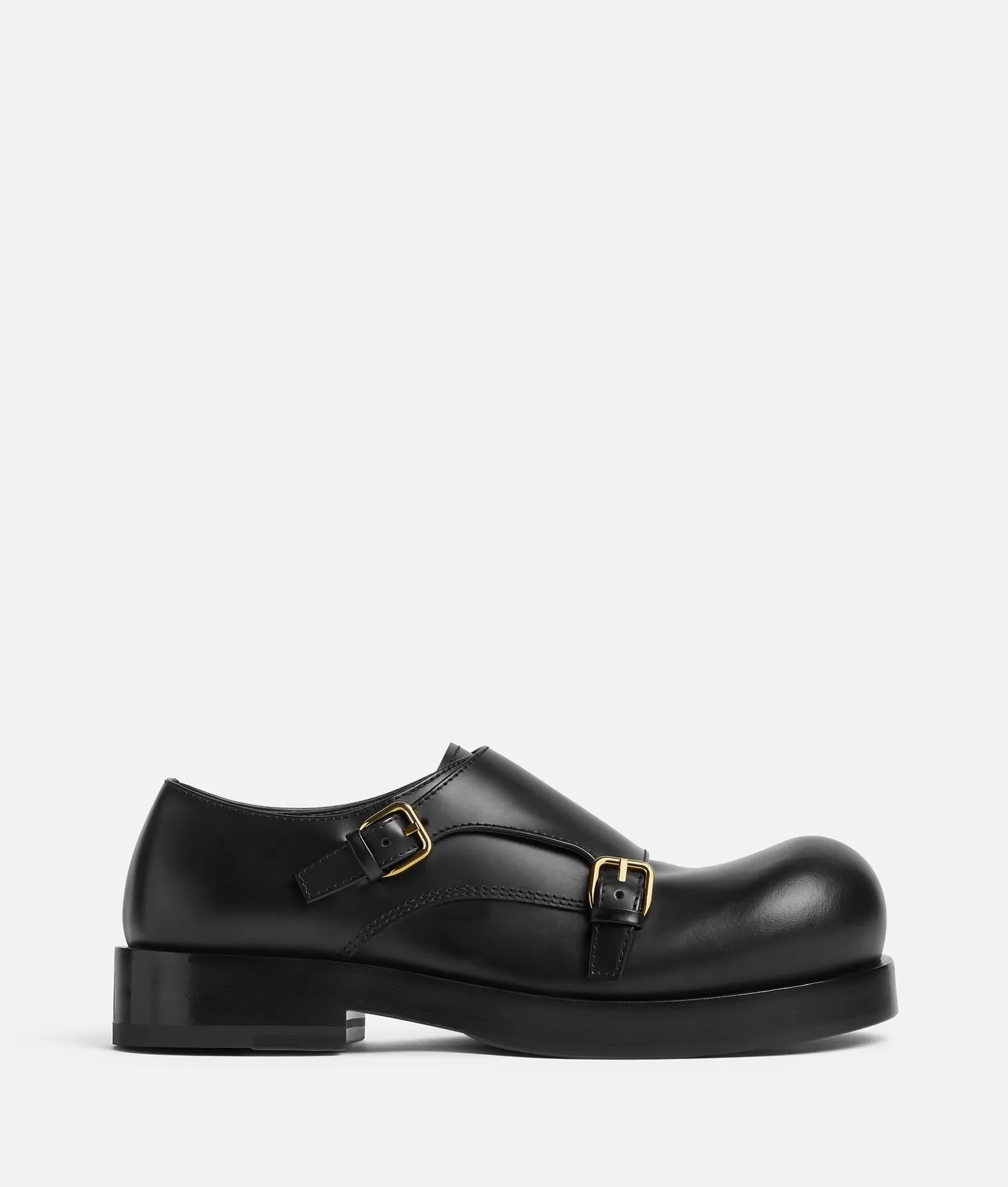 Scarpe Basse^Bottega Veneta Scarpe Monk Strap Helium Black