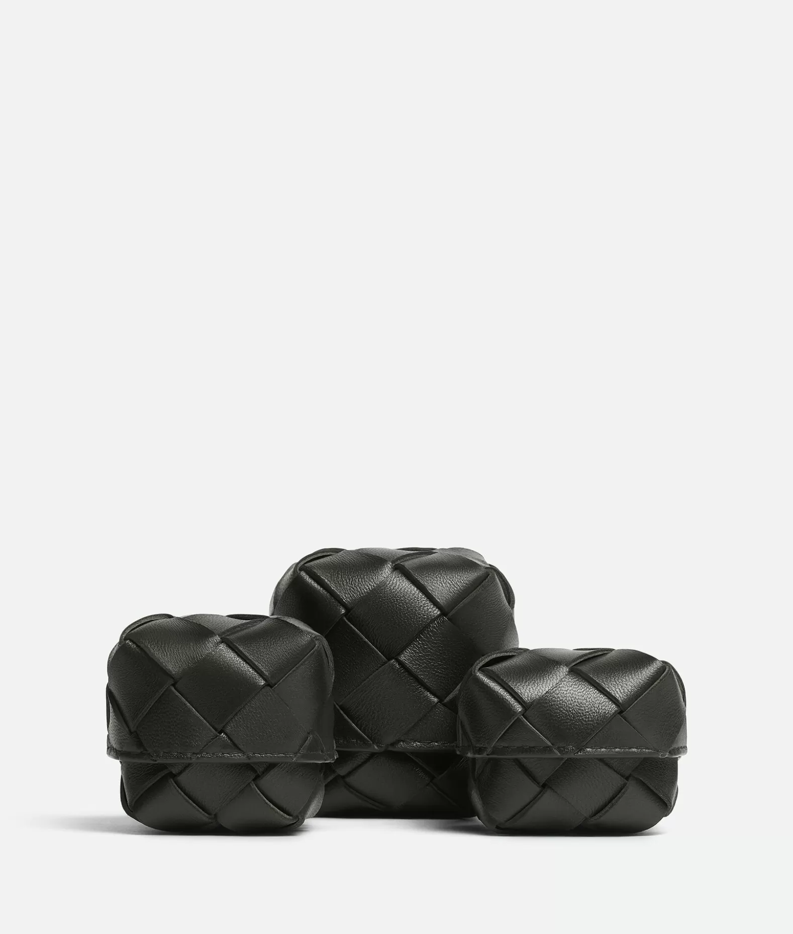 Mostra Tutto | Accessori In Pelle^Bottega Veneta Set Di 3 Boxes Dark green