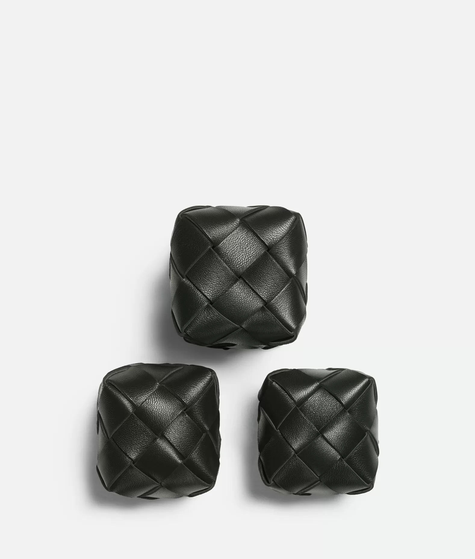 Mostra Tutto | Accessori In Pelle^Bottega Veneta Set Di 3 Boxes Dark green