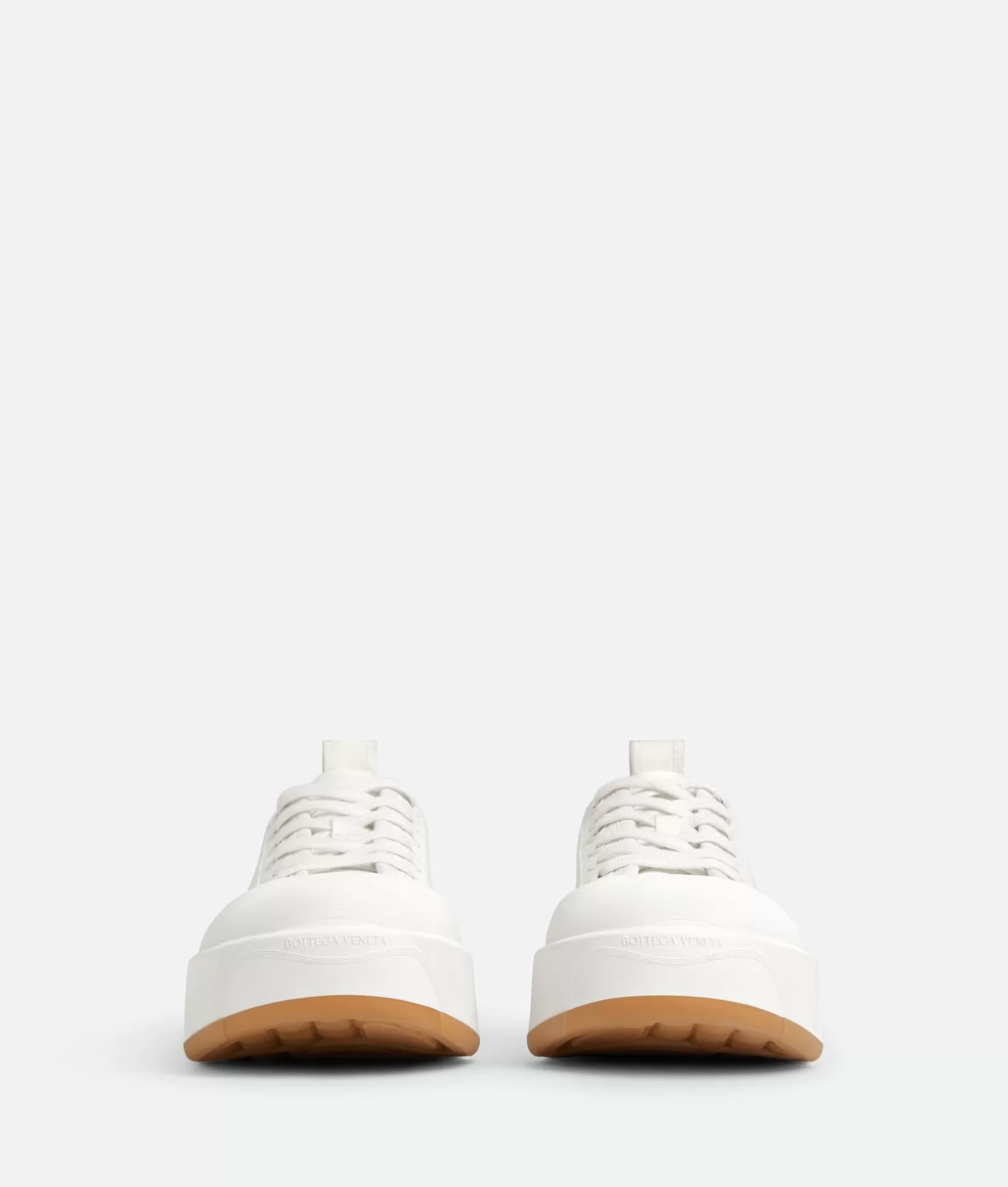 Sneakers^Bottega Veneta Sneaker Con Plateau Vulcan Optic white