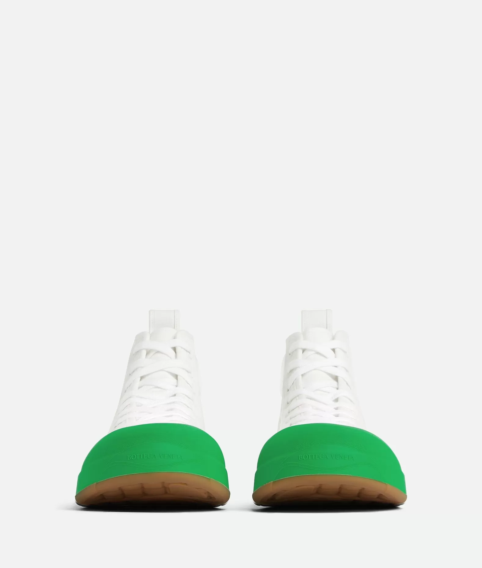 Sneakers^Bottega Veneta Sneaker Vulcan Optic white / Parakeet