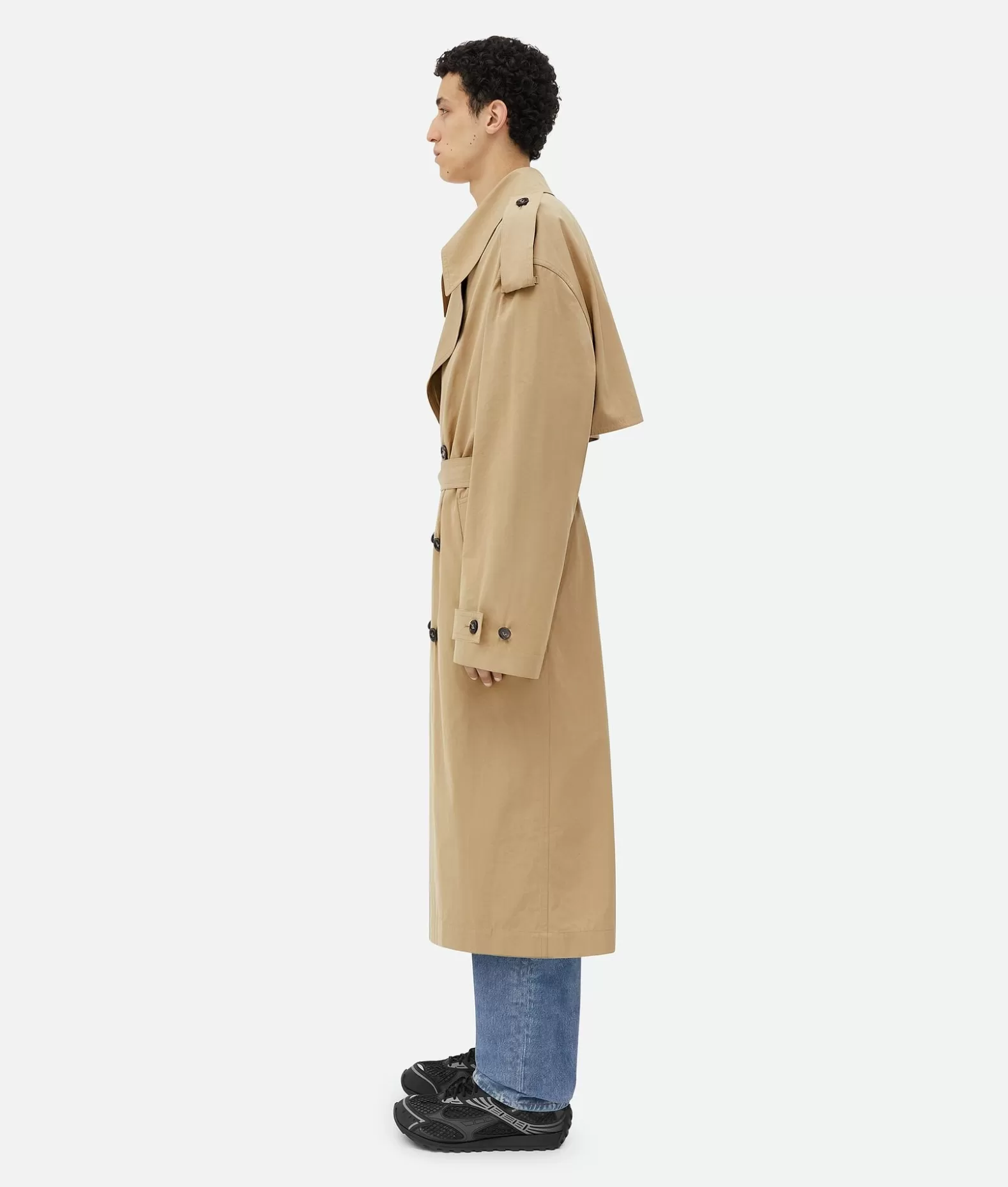 Cappotti^Bottega Veneta Trench In Cotone Sand