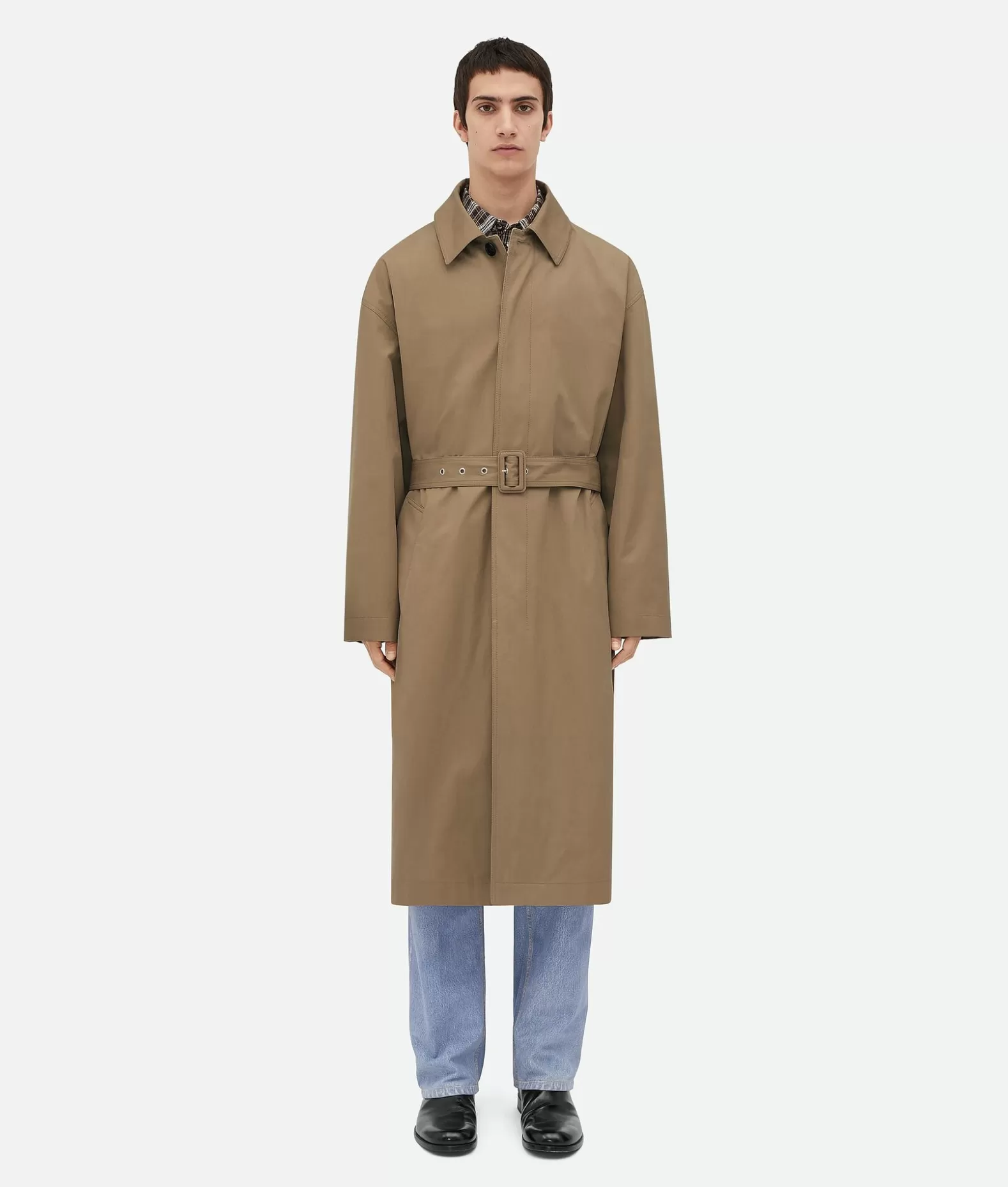 Cappotti^Bottega Veneta Trench In Twill Di Cotone Leggero Desert taupe