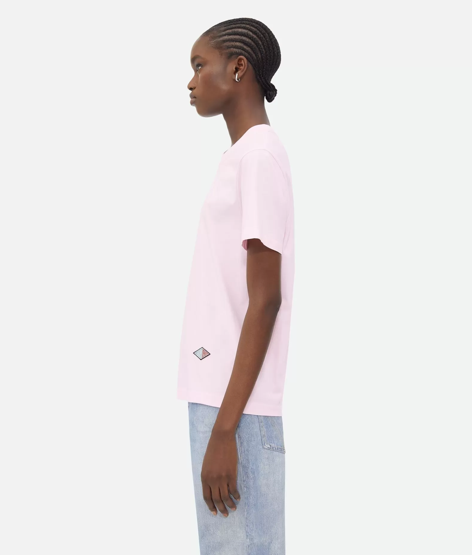 Top E T-Shirts^Bottega Veneta T-shirt In Jersey Di Cotone Leggero Rosewater