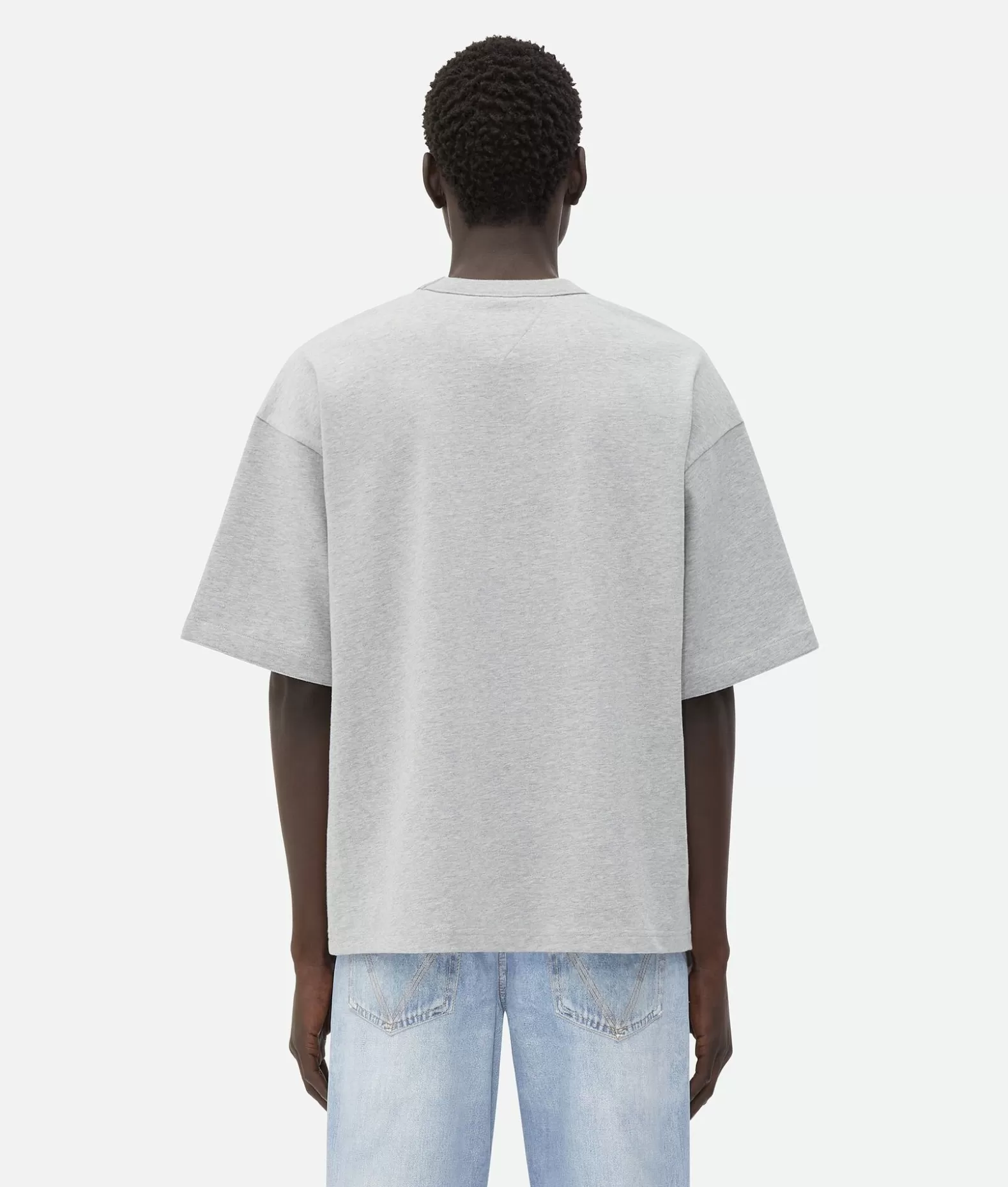 T-Shirt^Bottega Veneta T-Shirt In Jersey Pesante Dal Taglio Morbido Light grey melange