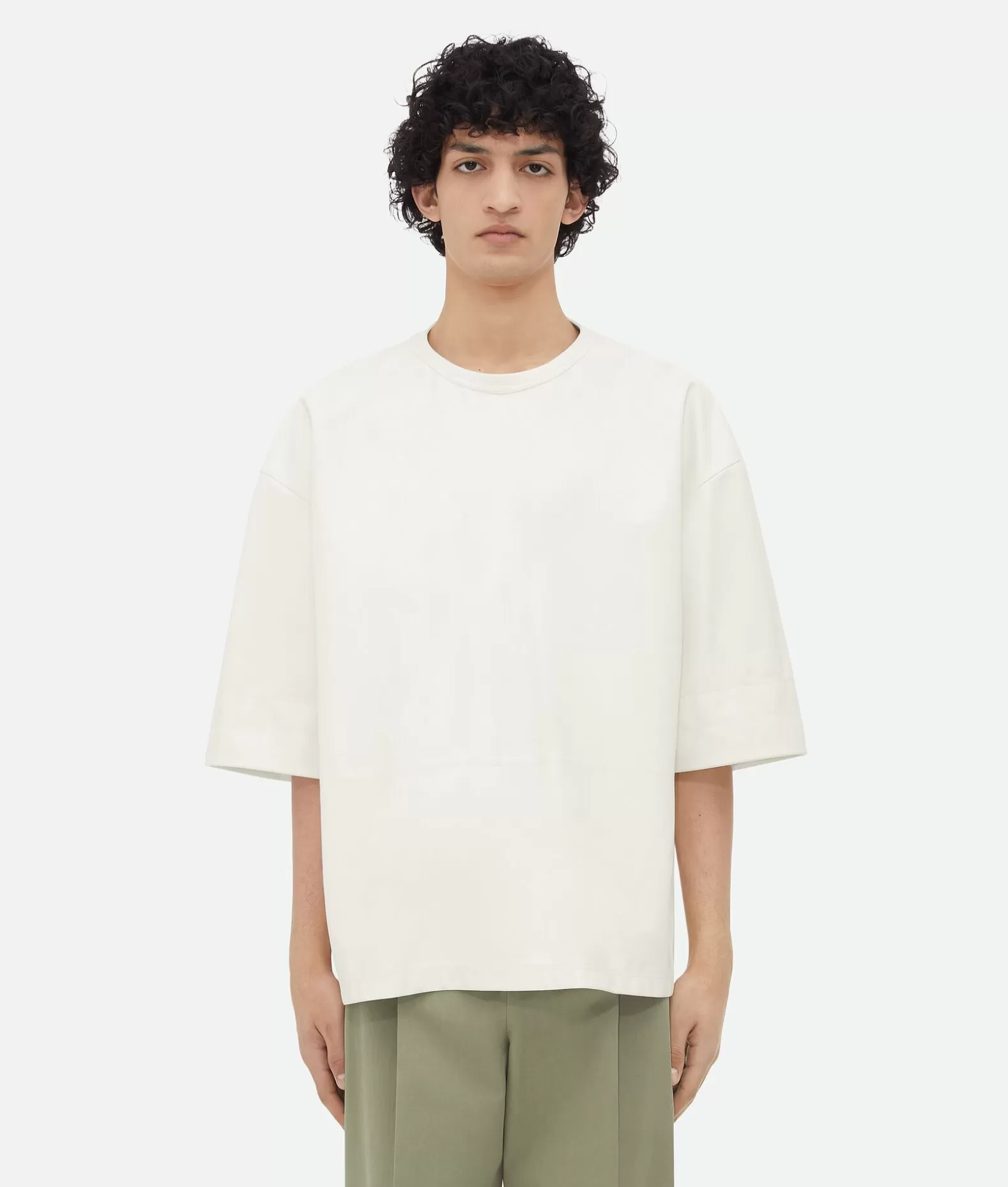 T-Shirt | Pelle^Bottega Veneta T-shirt In Pelle White