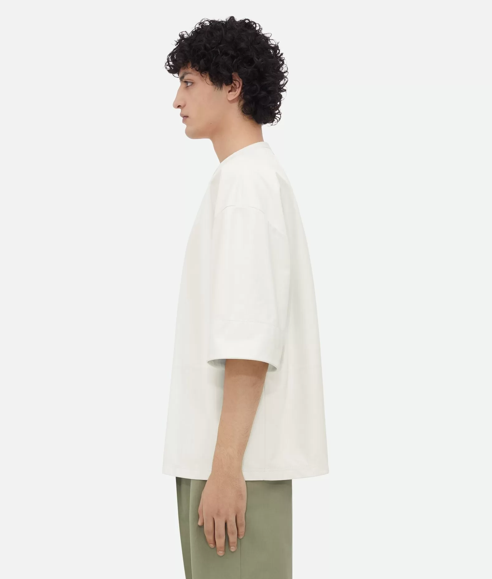 T-Shirt | Pelle^Bottega Veneta T-shirt In Pelle White