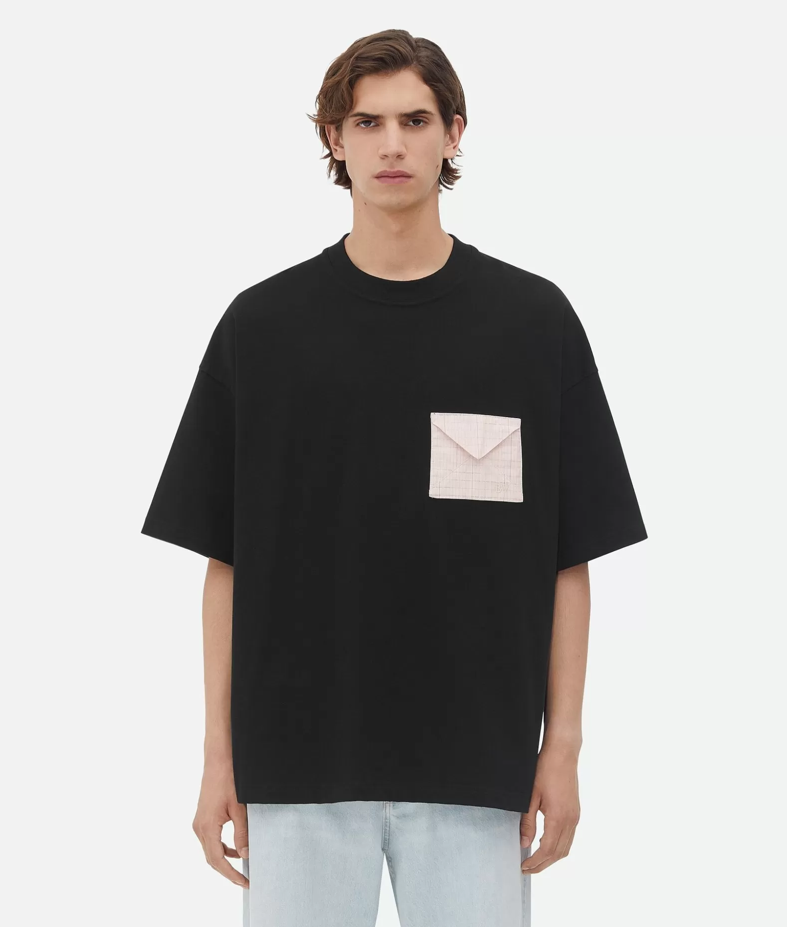 T-Shirt^Bottega Veneta T-shirt Oversize In Jersey Di Cotone Pima Black