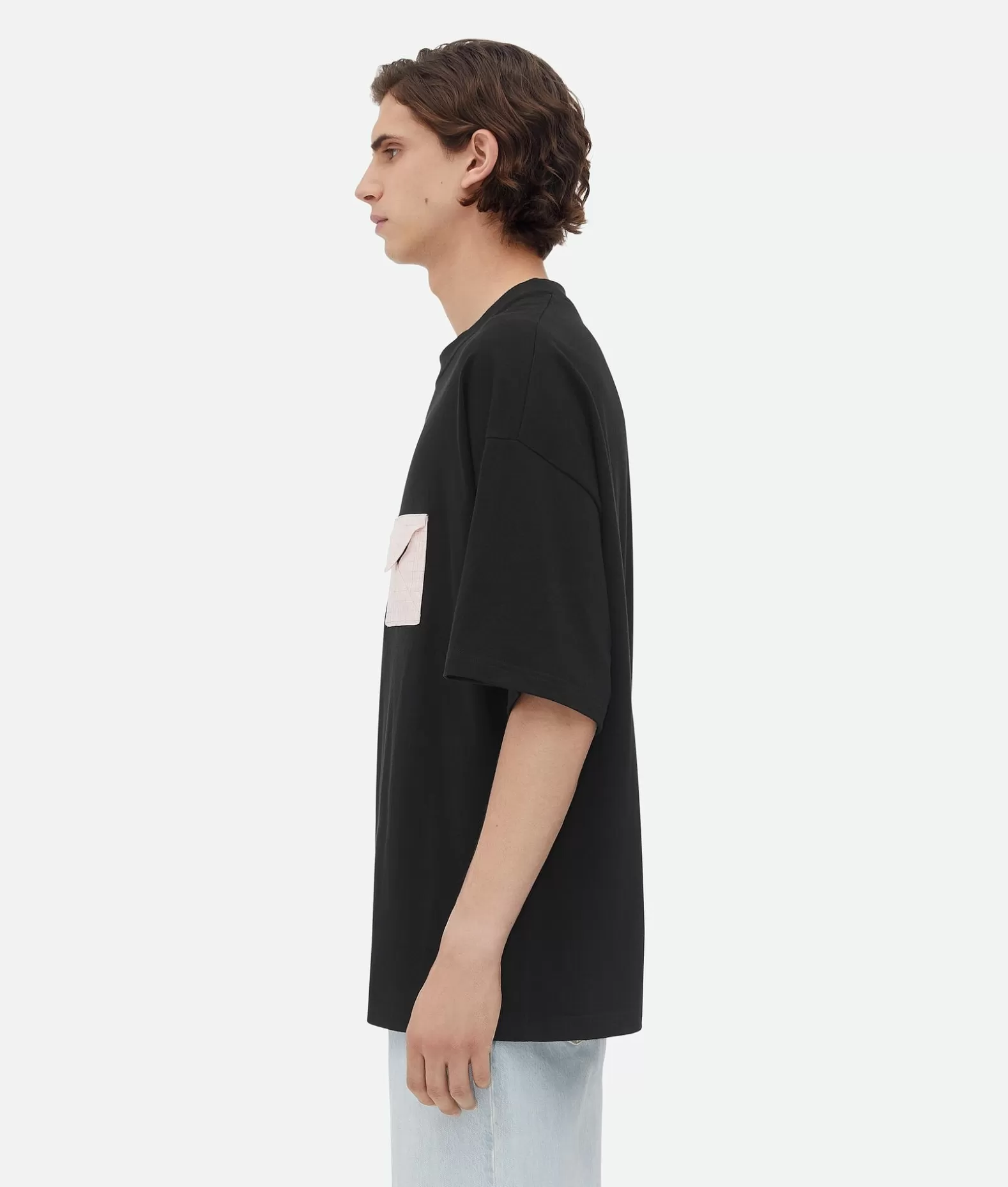 T-Shirt^Bottega Veneta T-shirt Oversize In Jersey Di Cotone Pima Black