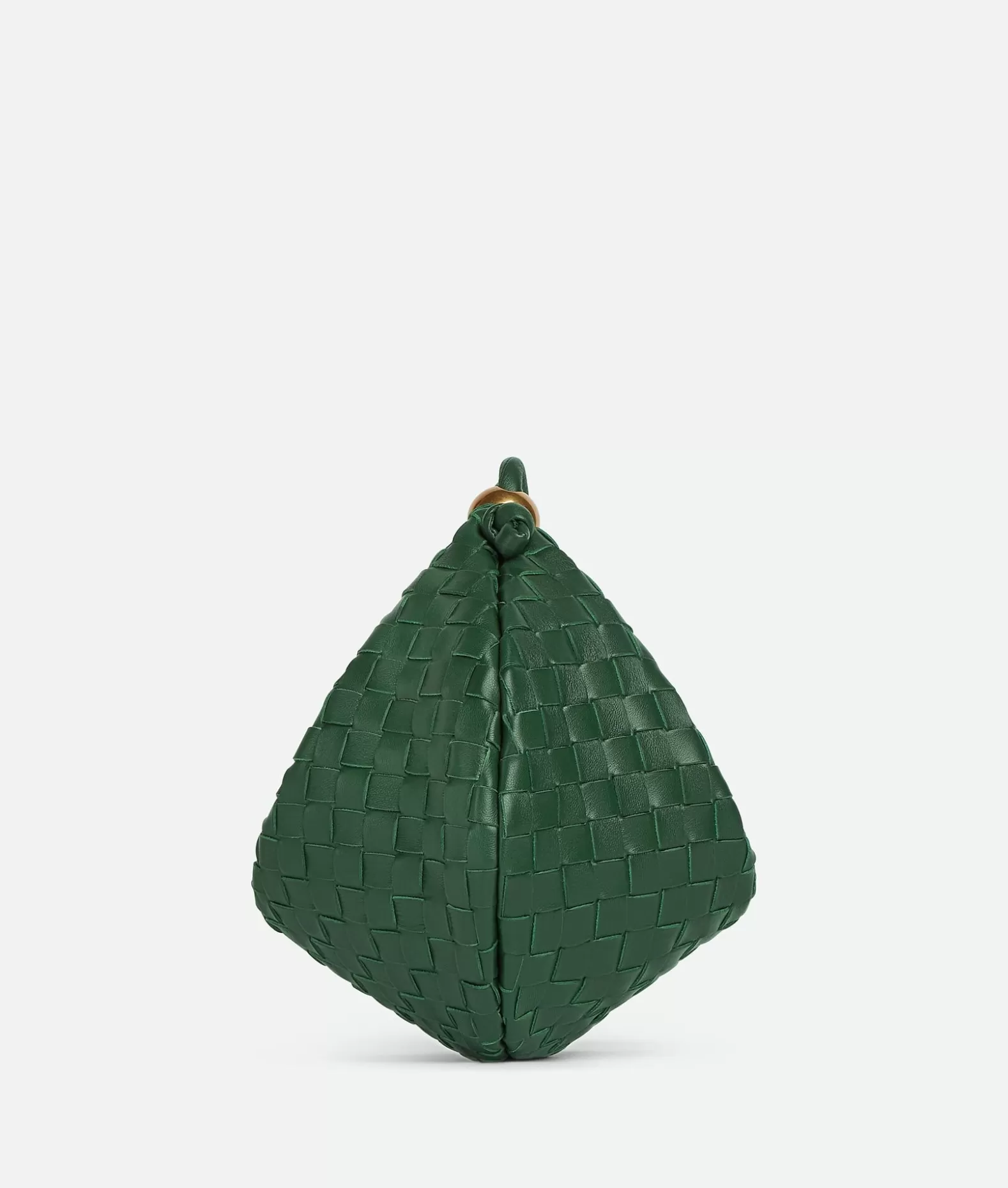 Mini^Bottega Veneta Turn Pouch Media Raintree