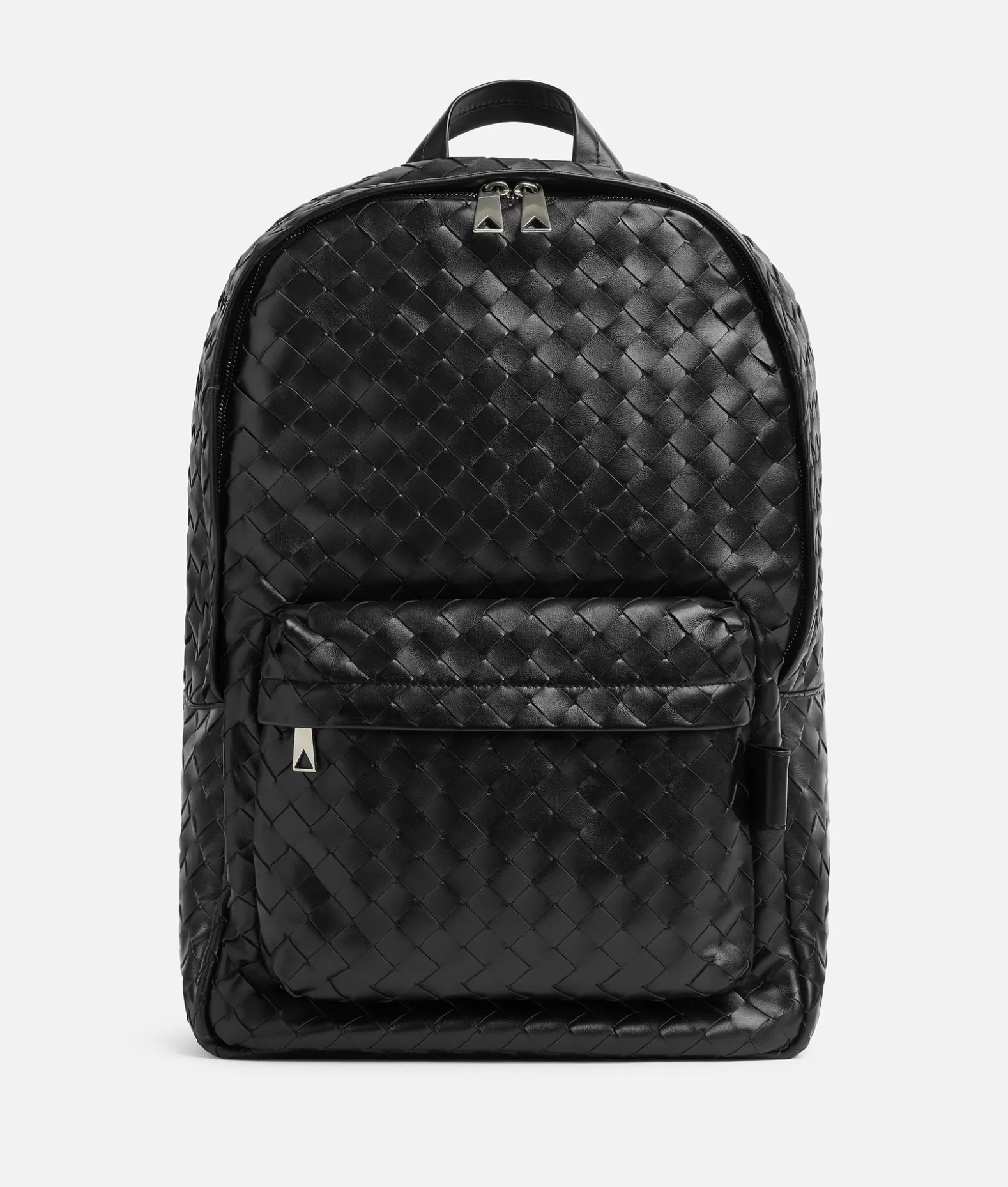 Zaini^Bottega Veneta Zaino Intrecciato Medio Black